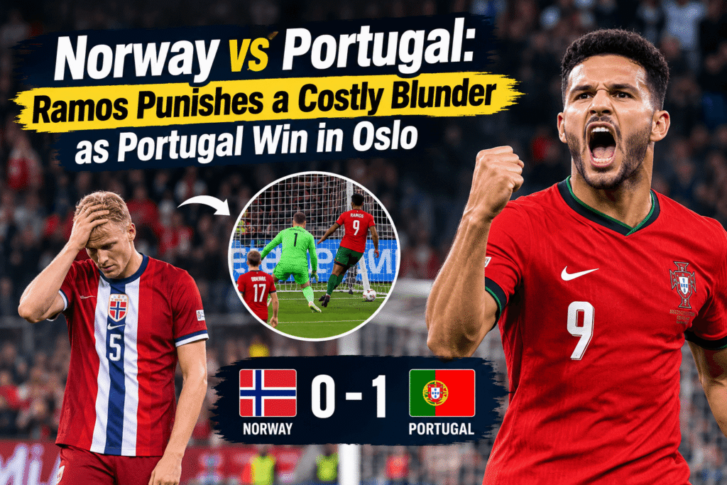 Norway vs Portugal: Ramos Punishes a Costly Blunder as Portugal Win in Oslo